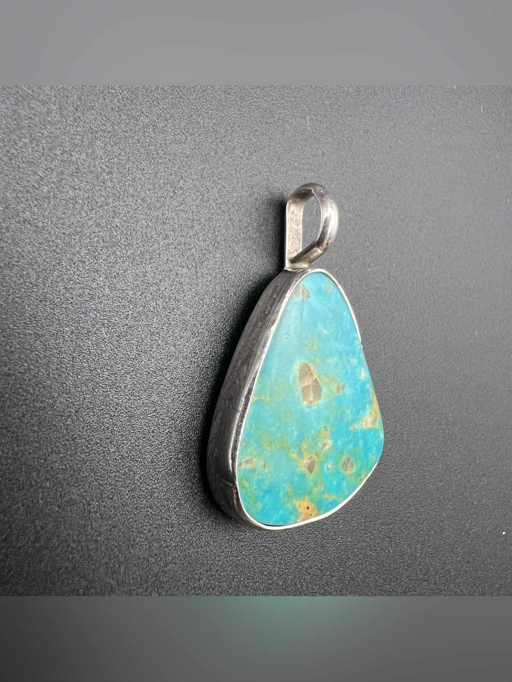 Sterling Silver Turquoise Pendant - Picture 2 of 7